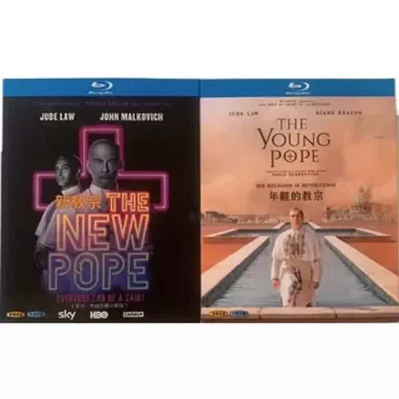 

BD Blu-ray American TV Series The Young Pope Seasons 1–2 Unabridged Edition 6 Discs High Definition Box Set