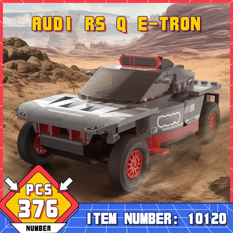 

10120 1:30 E-Trons Supercar Building Blocks DIY Technical Vehicles Bricks Toy Kids Educational Toys Car Boy Adult Birthday Gift