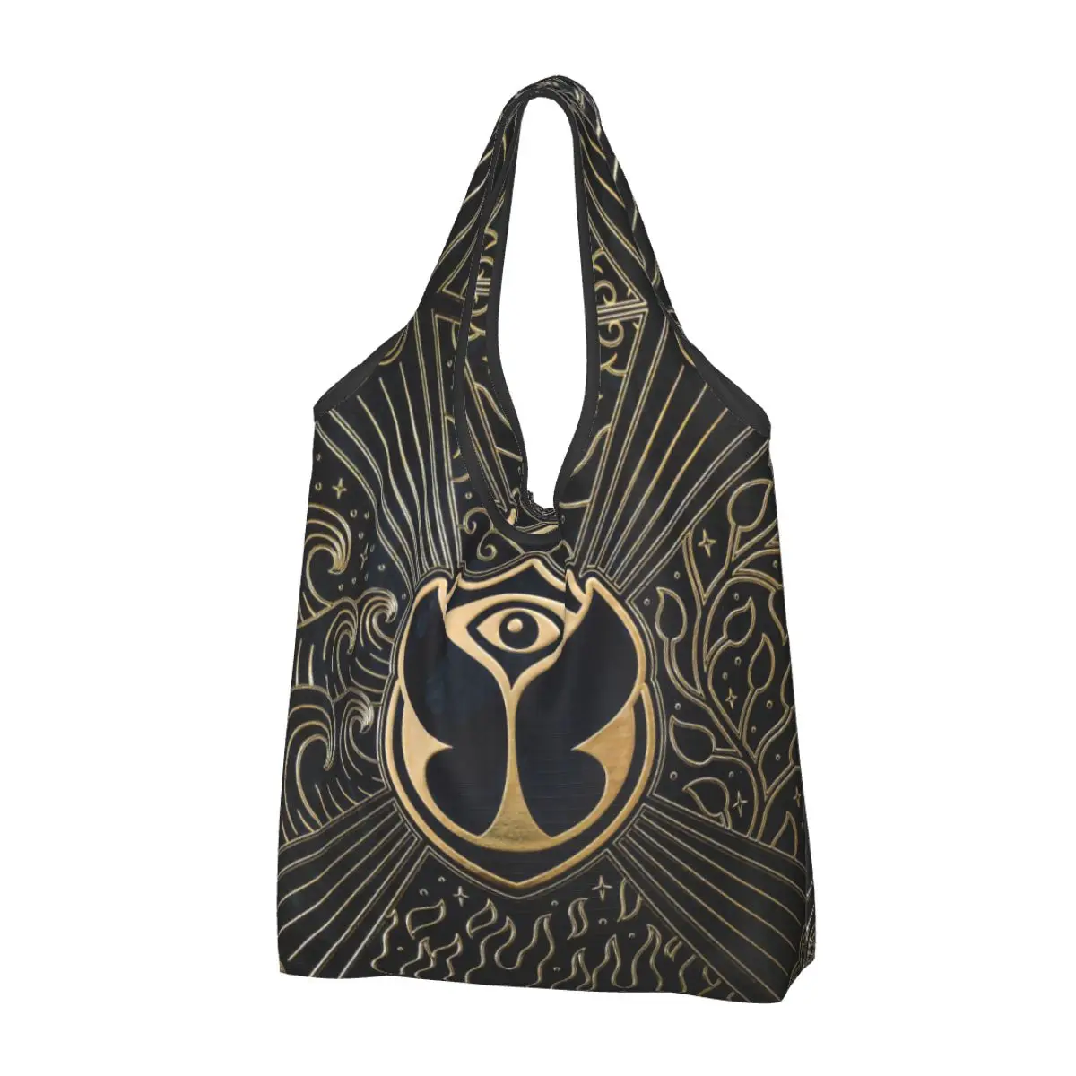 Tomorrowland-Bolso de compras personalizado, bolsa de mano para compras, bonito Festival de música de baile electrónico belga, bolso de hombro para compras