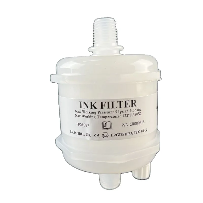 Brand New FP01087 Water Based Ink Filter 10um Liquid Removal Rating White for Inkjet Printer