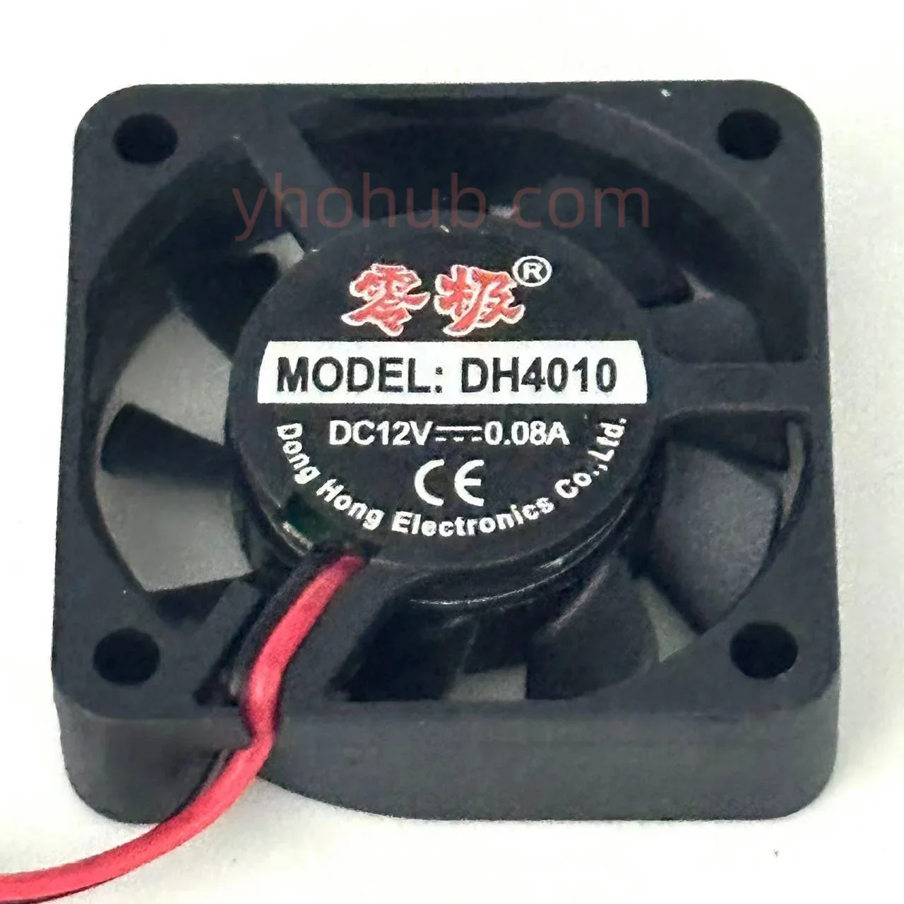 DH4010 DC 12V 0,08A 40x40x10mm 2-Draht-Server-Lüfter