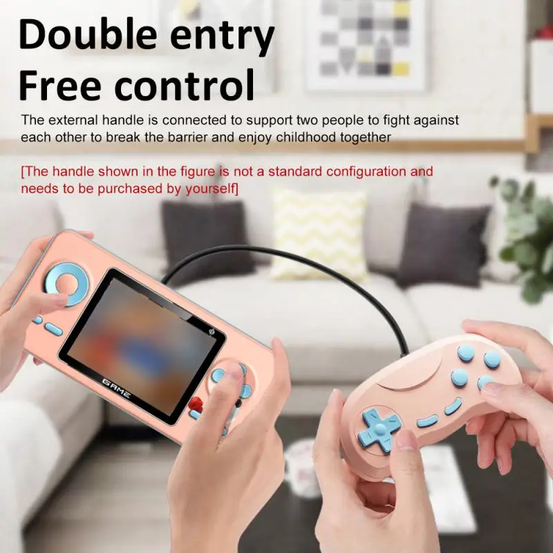 RGEEK Retro Video Game Console Handheld Game Player Portable Pocket TV Game Console AV Out Mini Handheld Player For Kids Gift