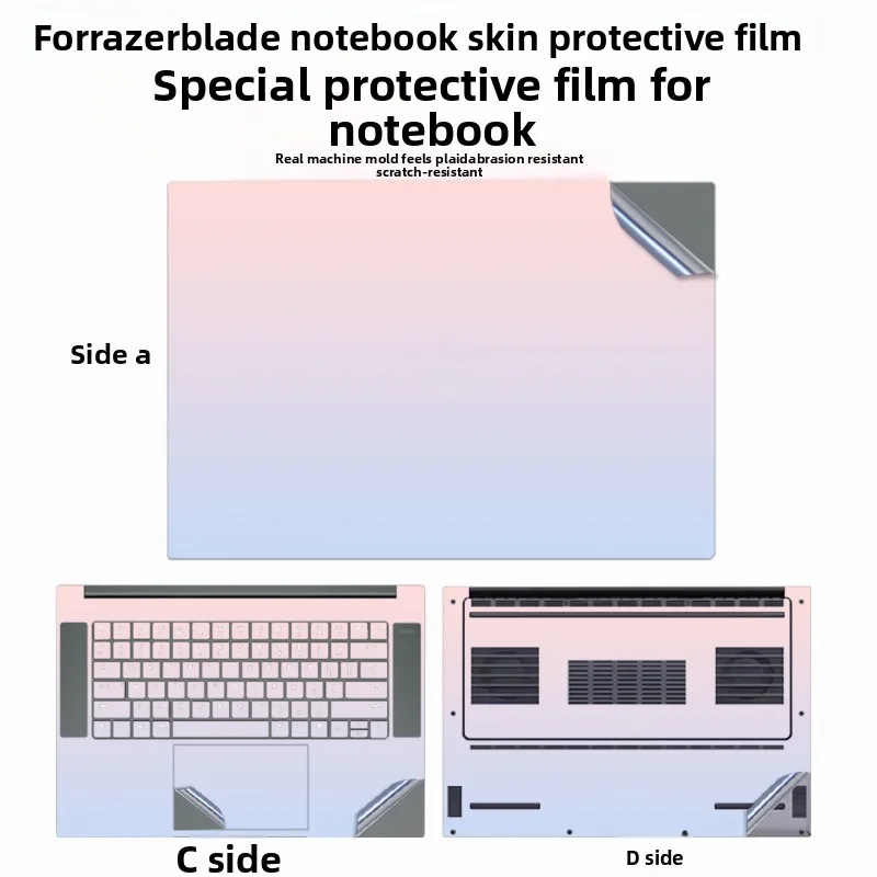 For Razer Blade 16 RZ09-0528/0510 Notebook Skin Sticker Blade 14/15 Scratch-resistant RZ09-0485/RZ09-0482 vinyl cover decal