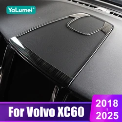 For Volvo XC60 2018 2019 2020 2021 2022 2023 2024 2025 Stainless Steel Car Dashboard Audio Tweeter Speaker Cover Accessories