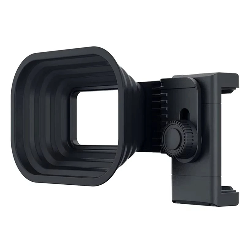 B29C-Universal Matte Shroud Anti-Reflection Camera Lens Hood For Phones For Photos Through Glass Mobile Silicone Lens Protector