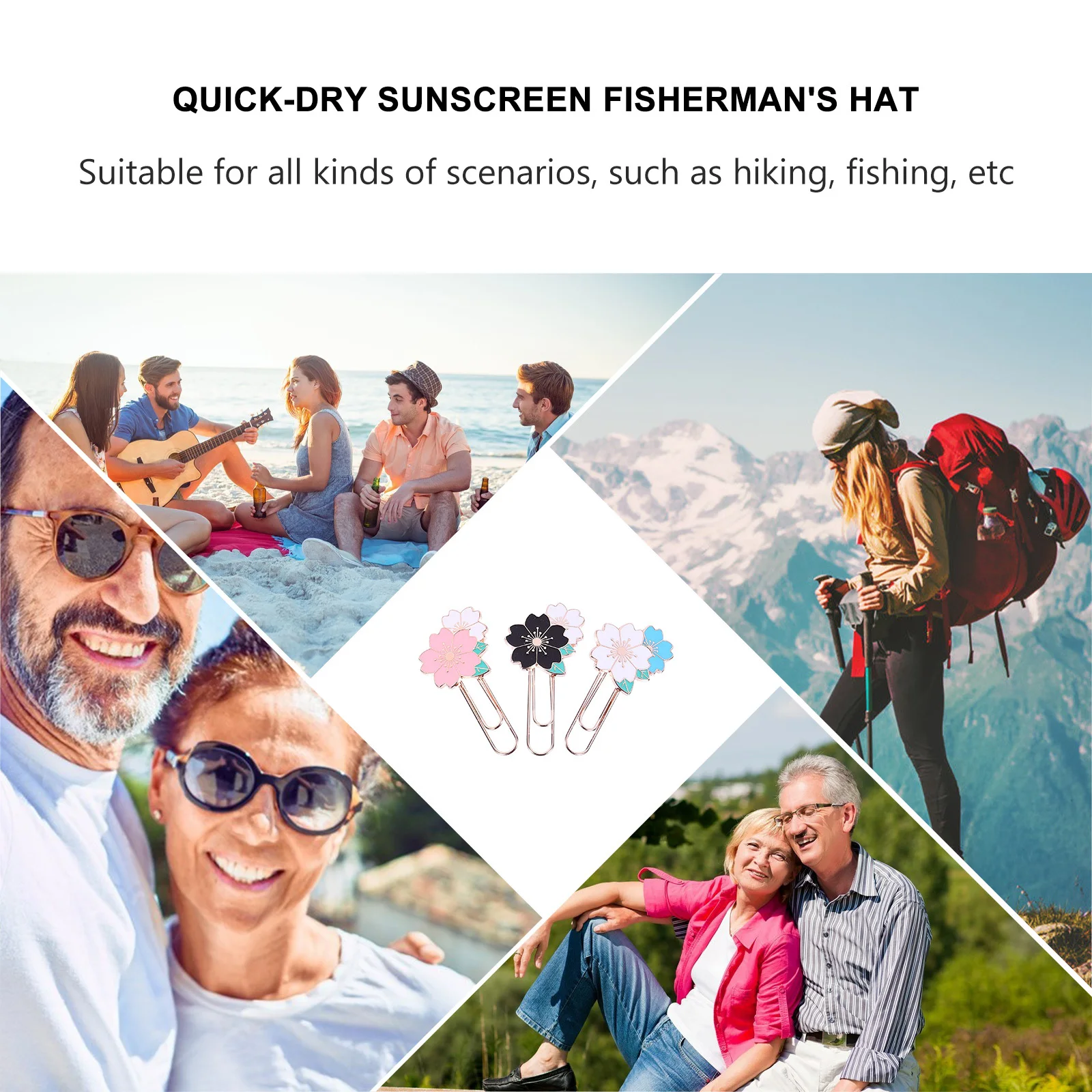 

3Pcs Exquisite Zinc Alloy Bookmark Clips Adorable Paper Holders for Books Files Notes Paper Clips Bookmark Clip