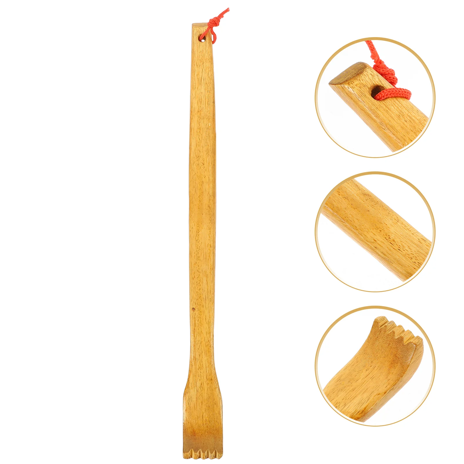 

Fragrant Wood Massager Telescoping Back Scratcher Scraper Extendable Equipment Long Handle Elderly Device for Strainer