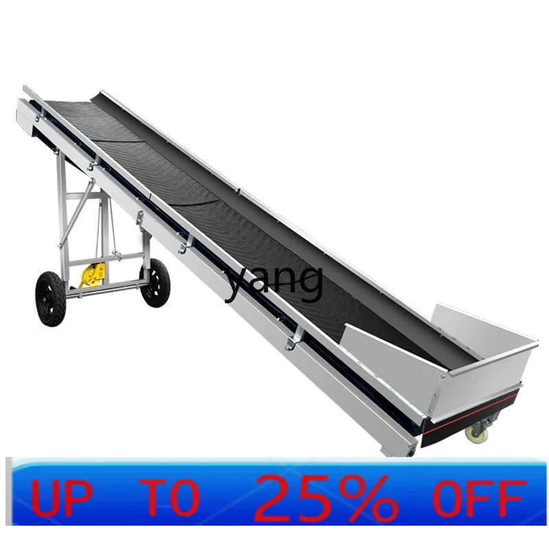 

LTT small folding lift conveyor hopper belt loading and unloading non-slip conveyor belt