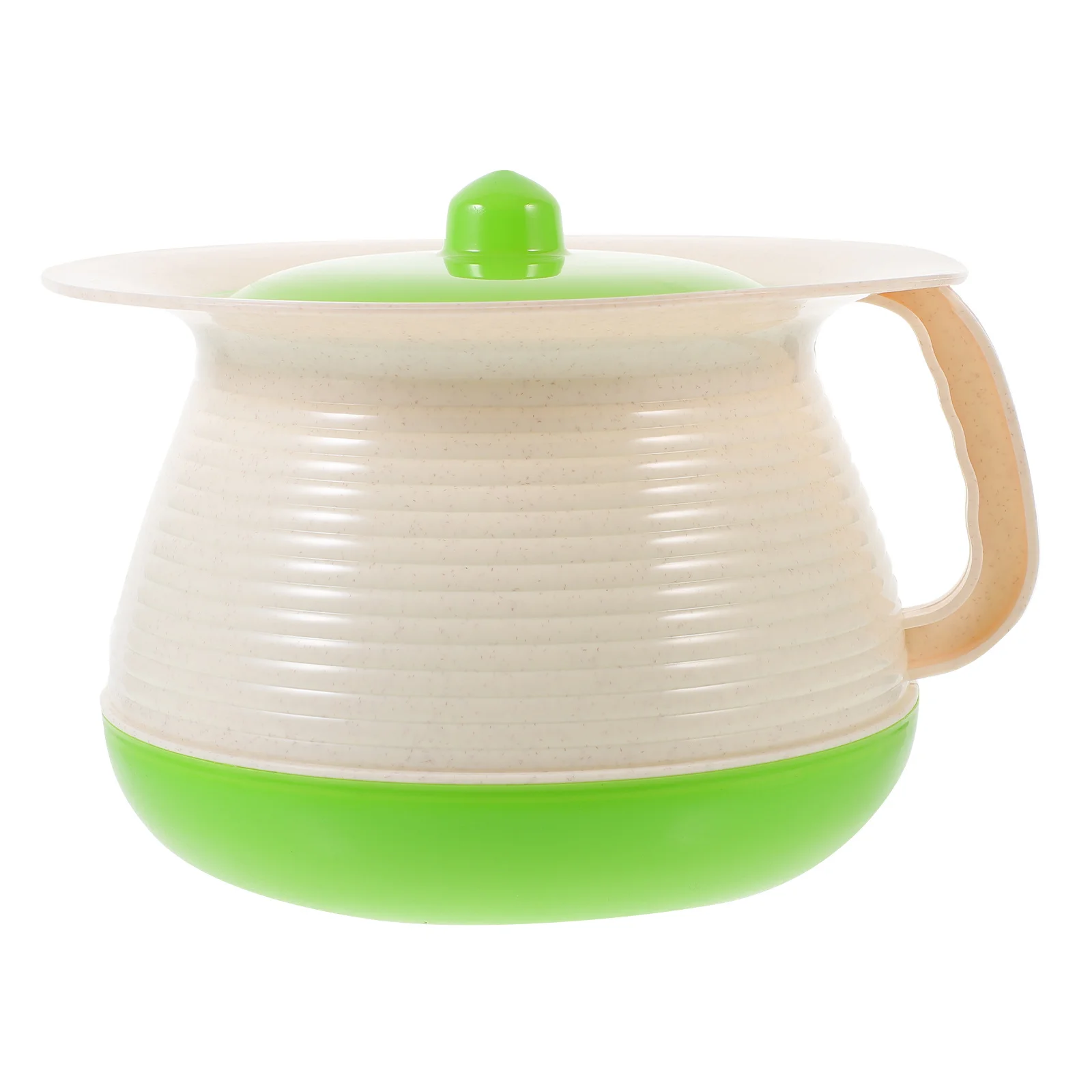 الرضع البول دلو المحمولة قعادة بلاستيكية مع غطاء للأطفال البالغين المسنين المنزل السفر التخييم غرفة نوم استخدام غرفة وعاء Bedpan