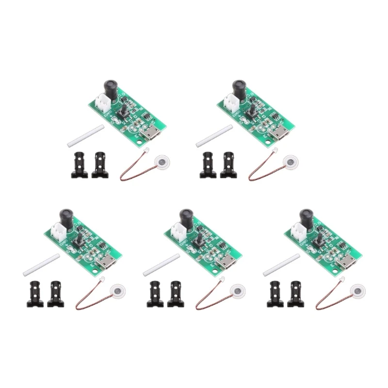 البخاخة طوق من المطاط و PCB مبيد الانحلال القرص DIY بها بنفسك صانع الضباب وحدة البخاخة الملحقات انخفاض فقدان عازل