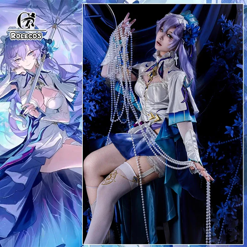 

ROLECOS Game Wuthering Waves Cantarella Cosplay Costume Sea of Dreams Matriarch Cantarella Dress Women Halloween Party Outfit