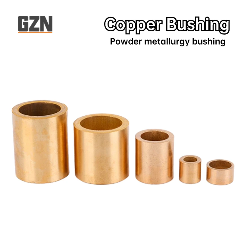 2/5/10PCS  Inner Diameter 10mm Brass Bushing Powder Metallurgy Oil Bearing Copper Bushing Wear-resistant Guide Bushing