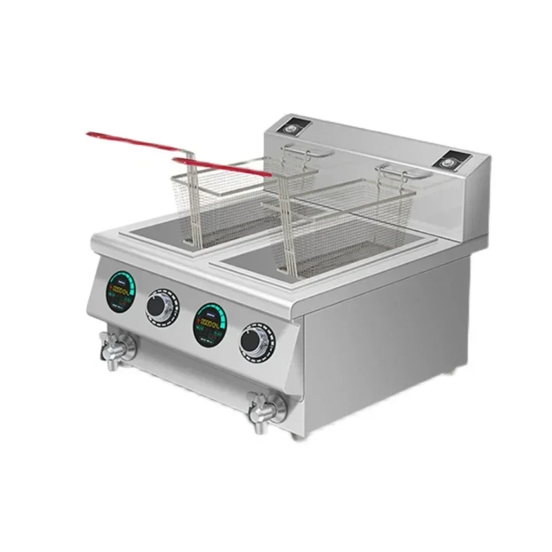 Electric Deep Fryer Commercial Large capacity single and double cylinder Fryer for constant temperature electric fryer