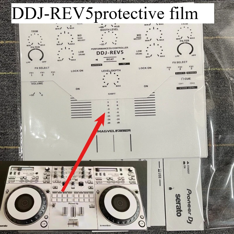 

Not A Machine. Pioneer DDJREV5 Controller Protective Film. PVC Material Sticker REV5 Can Be Customized