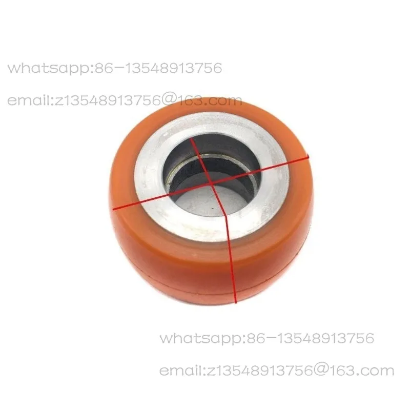 115 * 55-52 Auxiliary Wheel Electric Forklift Truck Balance Load-bearing Wheel