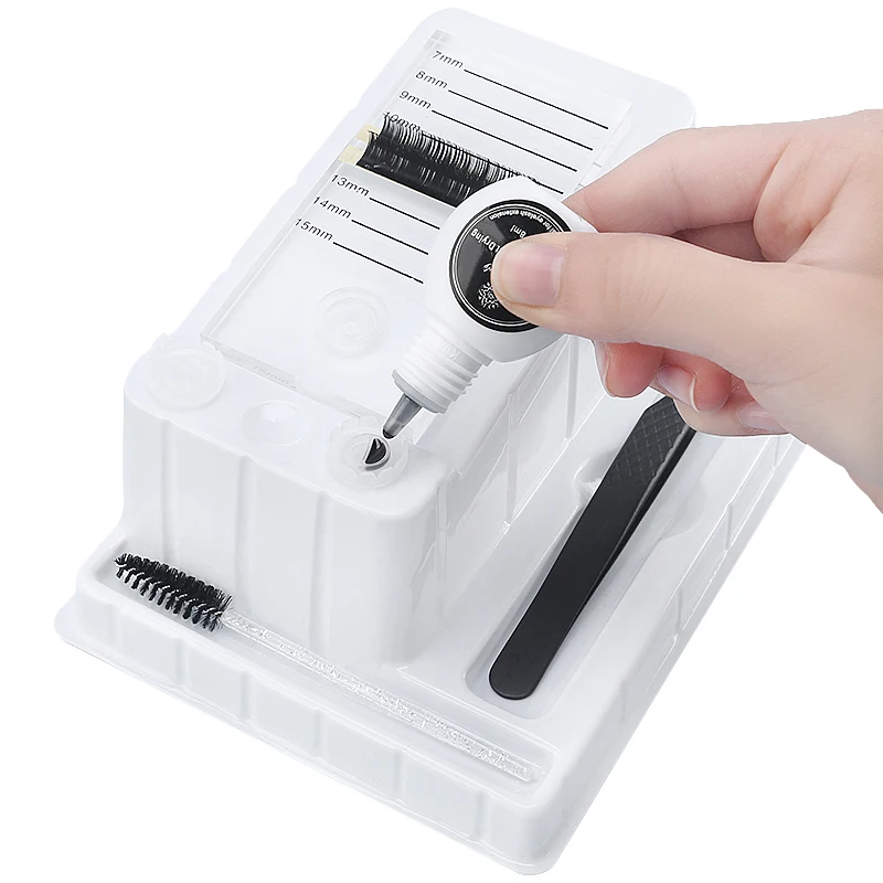 5 in 1 False Eyelashes palette Stand Pad Pallet Lashes glue Holder Quick Flowering Eyelashes Extension Makeup Tools