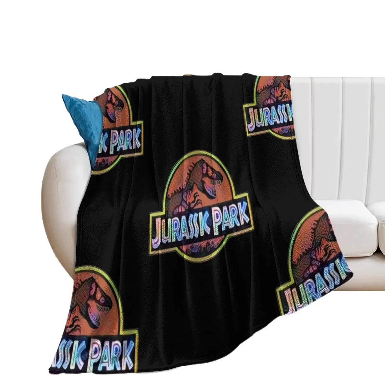 

Jurassic Park Throw Blanket Tourist Stuffeds Blankets