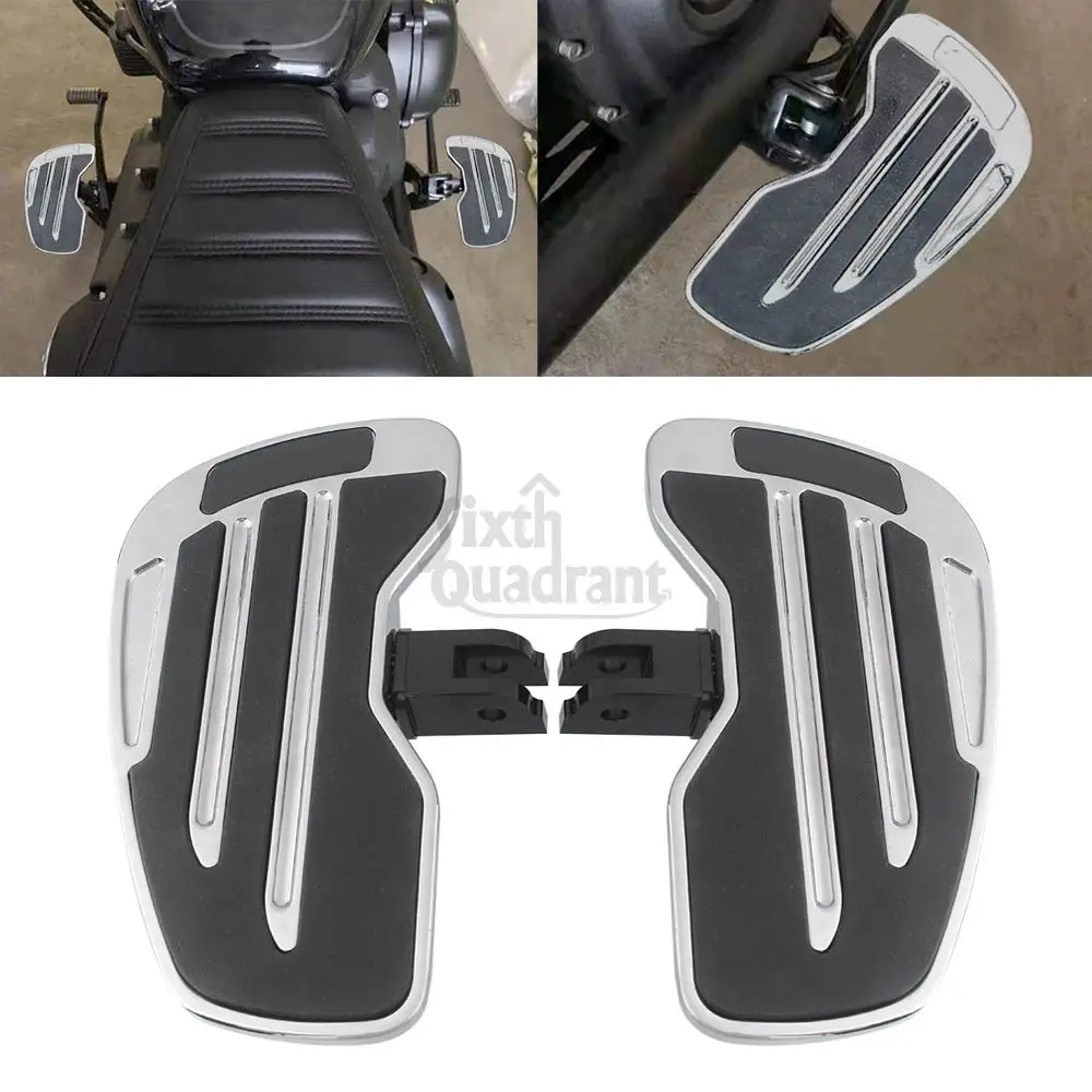 

Motorcycle Part Footboard Rider Footpegs Footrests For Harley Softail Slim Low Bob Fat Boy Breakout Deluxe FLDE FXLR FLFB FXFBS