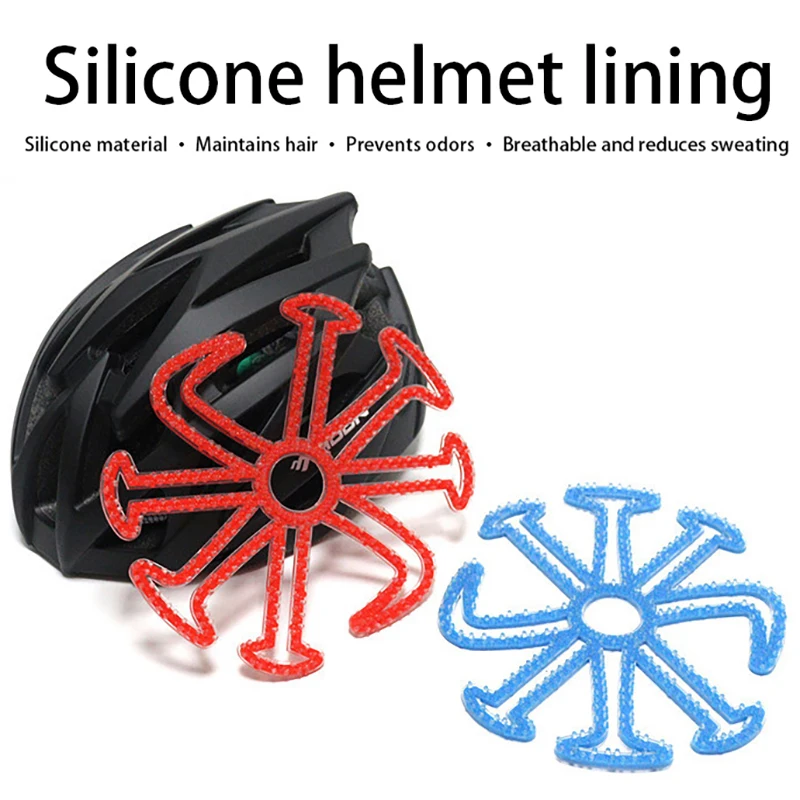 Fodera per casco da bicicletta attrezzatura da ciclismo traspirante Anti-pressione in Silicone per auto con batteria elettrica per moto