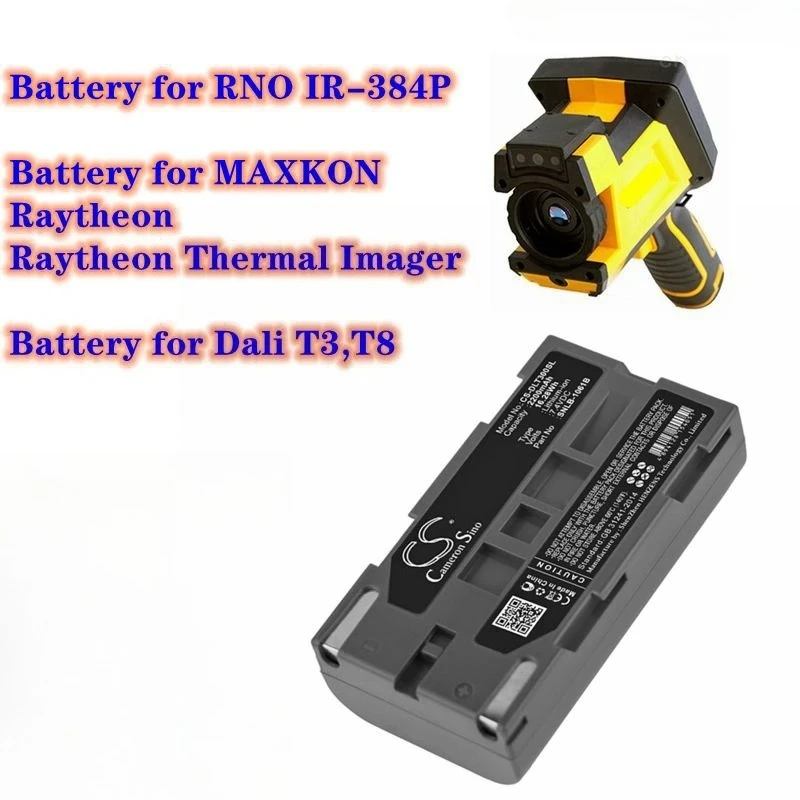 Thermal Camera Battery 7.4V/2200mAh SNLB-1061B,HYLB-1061B for RNO IR-384P,MAXKON Raytheon Thermal Imager,Dali T3,T8