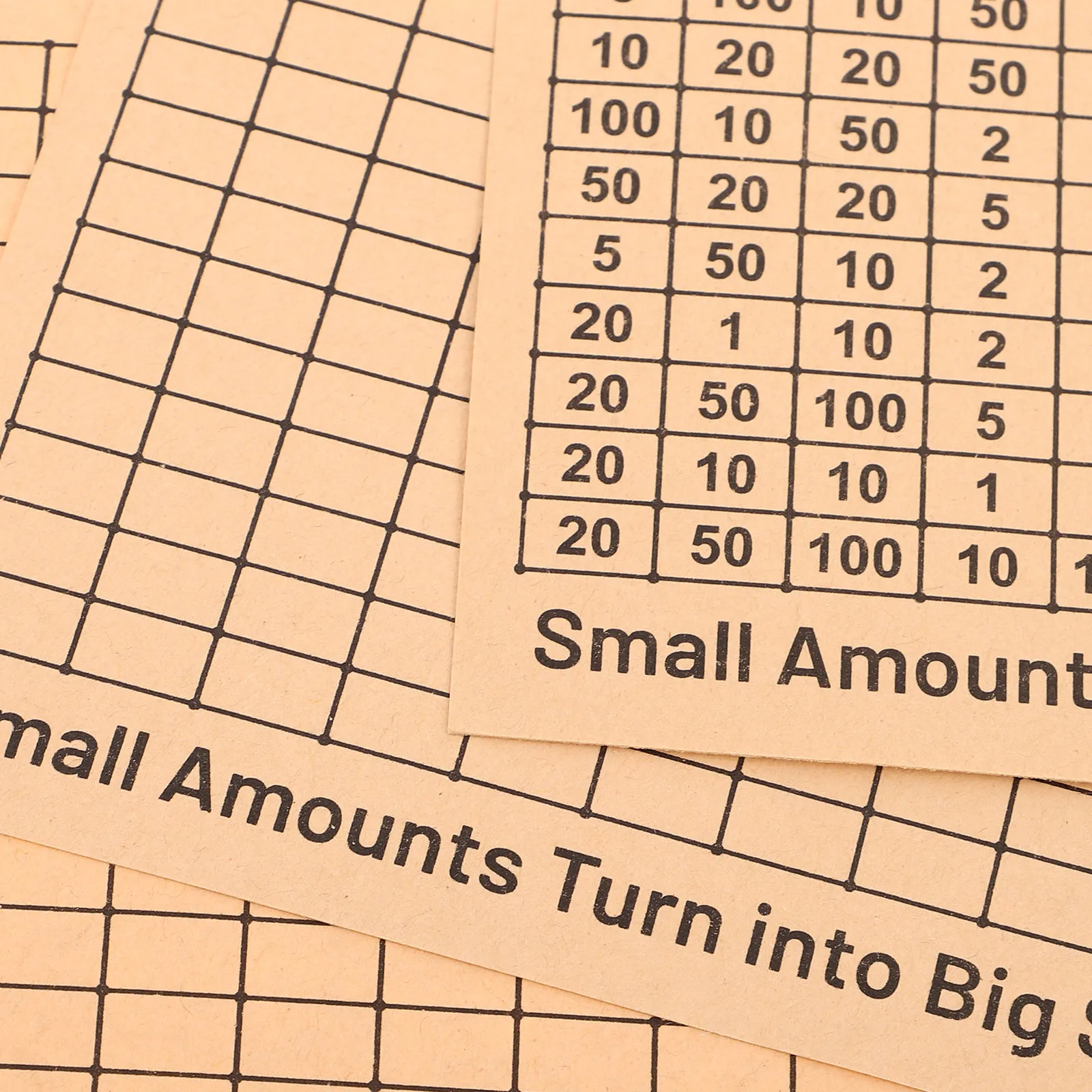 2Sets DIY Dollar Pattern Money Saving Challenge Stickers Piggy Bank Labels Savings Track Charts Budget Organizer