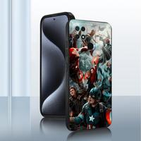 The Avengers Ultron Soft Shell Phone Case for Xiaomi Redmi A5 9 K40 Pro 12C A2+ 10A 10C 14C 9A A3X A1+ 13C 9T K80 A4 9C A3