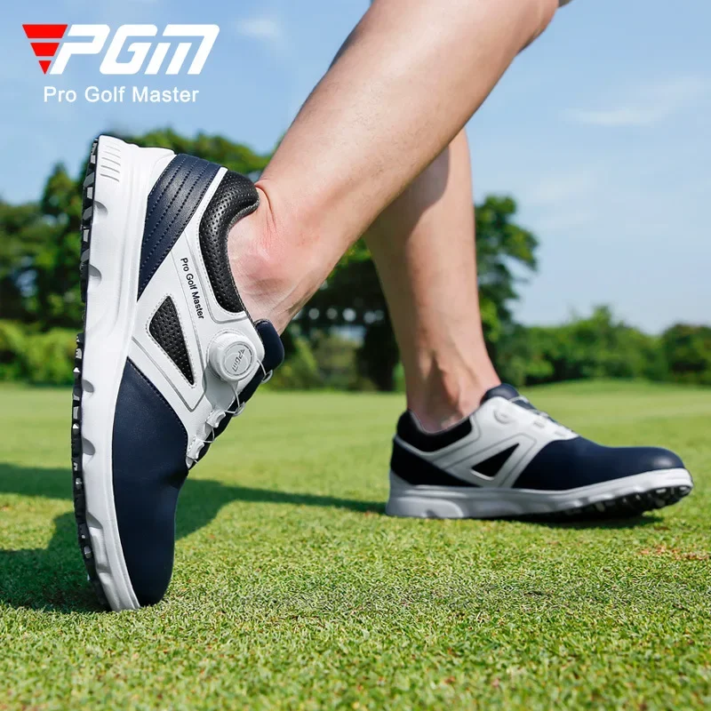 PGM Golf Shoes Male Rotating Shoelaces leisure Sports Sneakers Non-slip Trainers Waterproof Breathable Golf Shoes XZ304