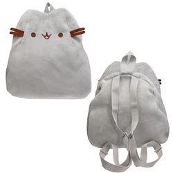 Pusheen Cat Girls Cute Plush Backpack Knapsack Schoolbag 35x30CM Cartoon Anime Student Supplies New Kids Kawaii Birthday Gifts