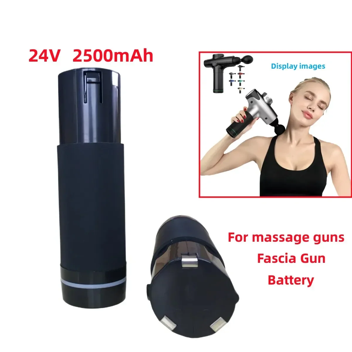 new pattern 24V 2500Mah Massage Gun/Fascia Gun Battery for Various Types of Massage Guns/Fascia Guns lithium ion Replace battery