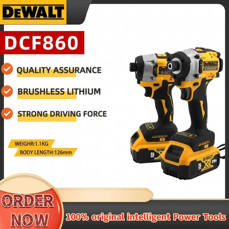 Dewalt DCF860 Brushless Electric Drill Screwdriver Cordless Compact Drill Rechargeable Power Tools For Dewalt 20v battery - Image 6