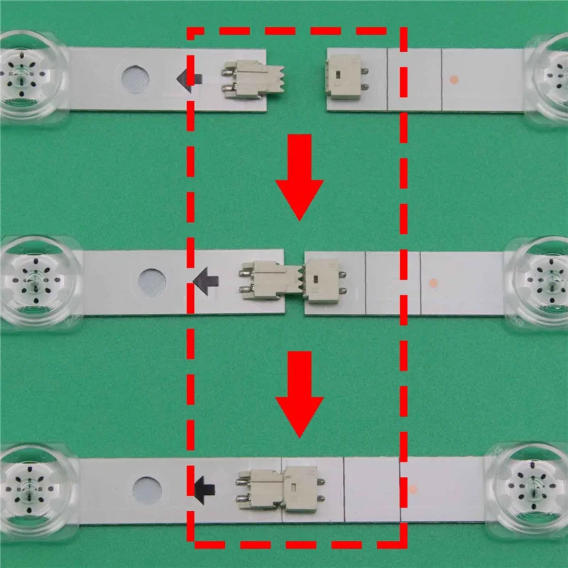 شرائط الإضاءة الخلفية LED لأشرطة CRH-BX55V1U513030T04128CL-REV1.1 ديكسب U55E9000H أشرطة عدة لشريط hisenge H55B7100UK