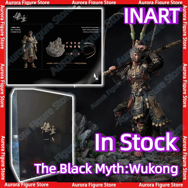 Queen Studio INART 1/6 MAG015, le mythe noir WUKONG, ensemble d'armure de grande sauge, figurines d'action Anime, modèle de jouets, cadeau en PVC, en Stock