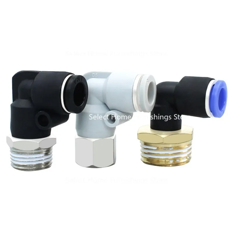 Suitable for Pipe Quick Coupling Threaded Elbow PL/PLF Female Coupling 4/6/8/10/12-01 - 02-03-04
