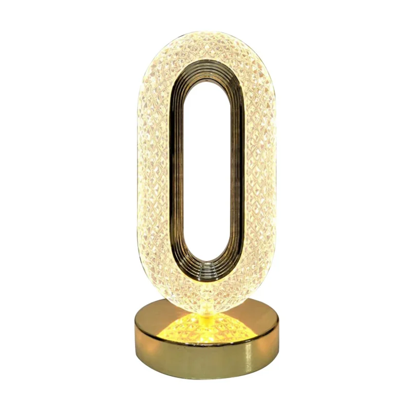 TOPLIVING Touch Control Reading Desk Lights USB Charging Acrylic Atmosphere Lamp Dimmable Installation-Free for Home Furnishing 