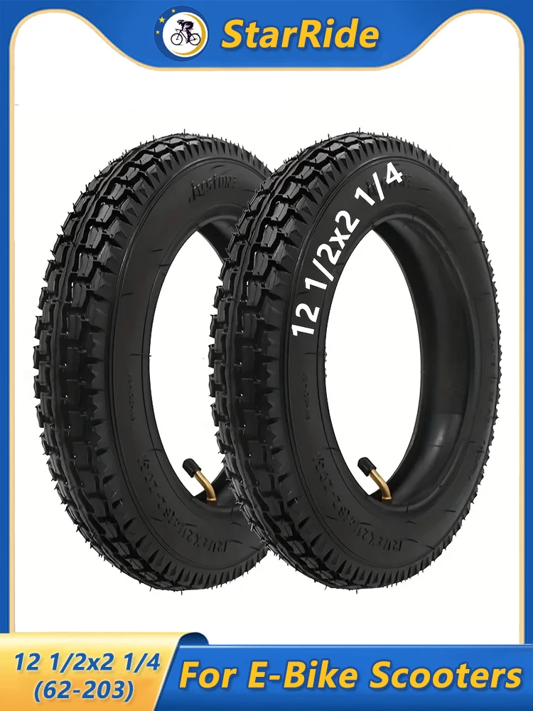AliExpress Ride Part 12 1/2x2 1/4 (62-203) Scooter Tires Inner and Outer Tires for E-Bike Scooters Durable and Smooth Ride, Scooter Accessories