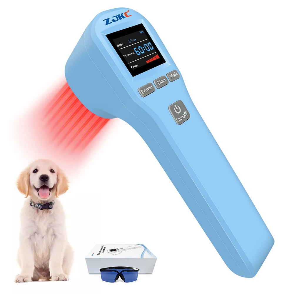 

ZJKC 650nm 808nm Cold Laser Therapy Machine for Human for Pets Laser Regeneration Therapy for Rheumatoid Arthritis Tendinitis