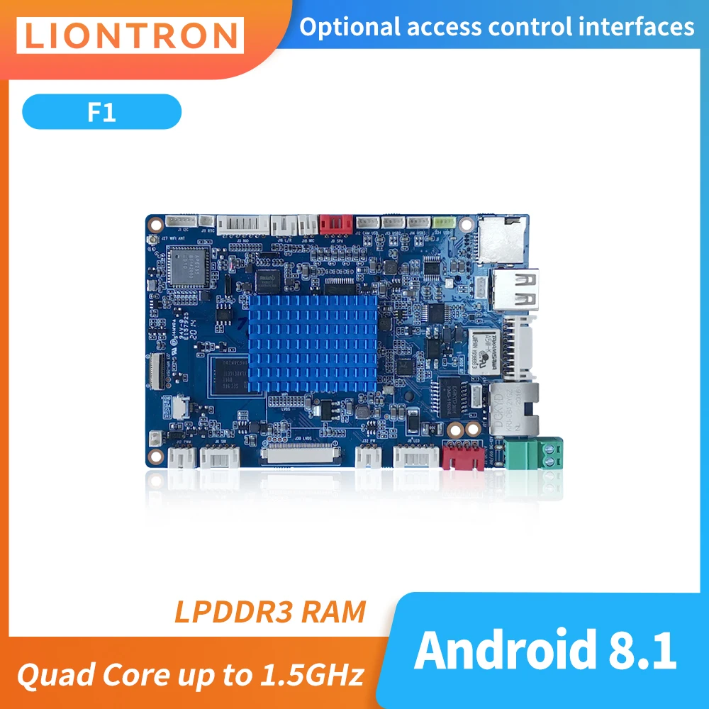 LIONTRON-Desenvolvimento Motherboard para Sinalização Digital, Touch Interativo, F1, Rockchip PX30, SBC, 2GB RAM, 128GB ROM