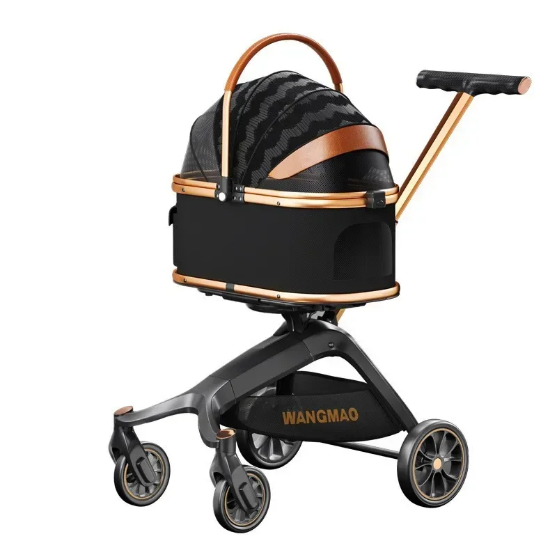 Dog Walking Artifact Car Portable Split Folding Small Pet Cart Pet Stroller Dog Trolley Stroller for Cat