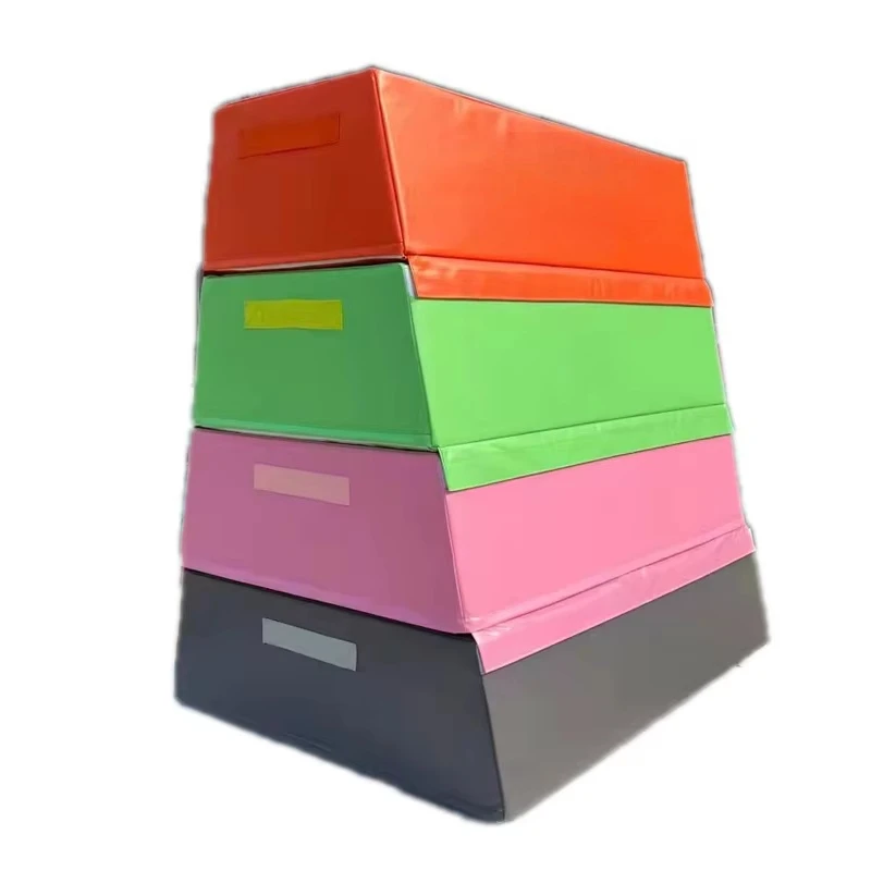 4-Section foam vault box trapezoidal vault gymnastics pommel horse