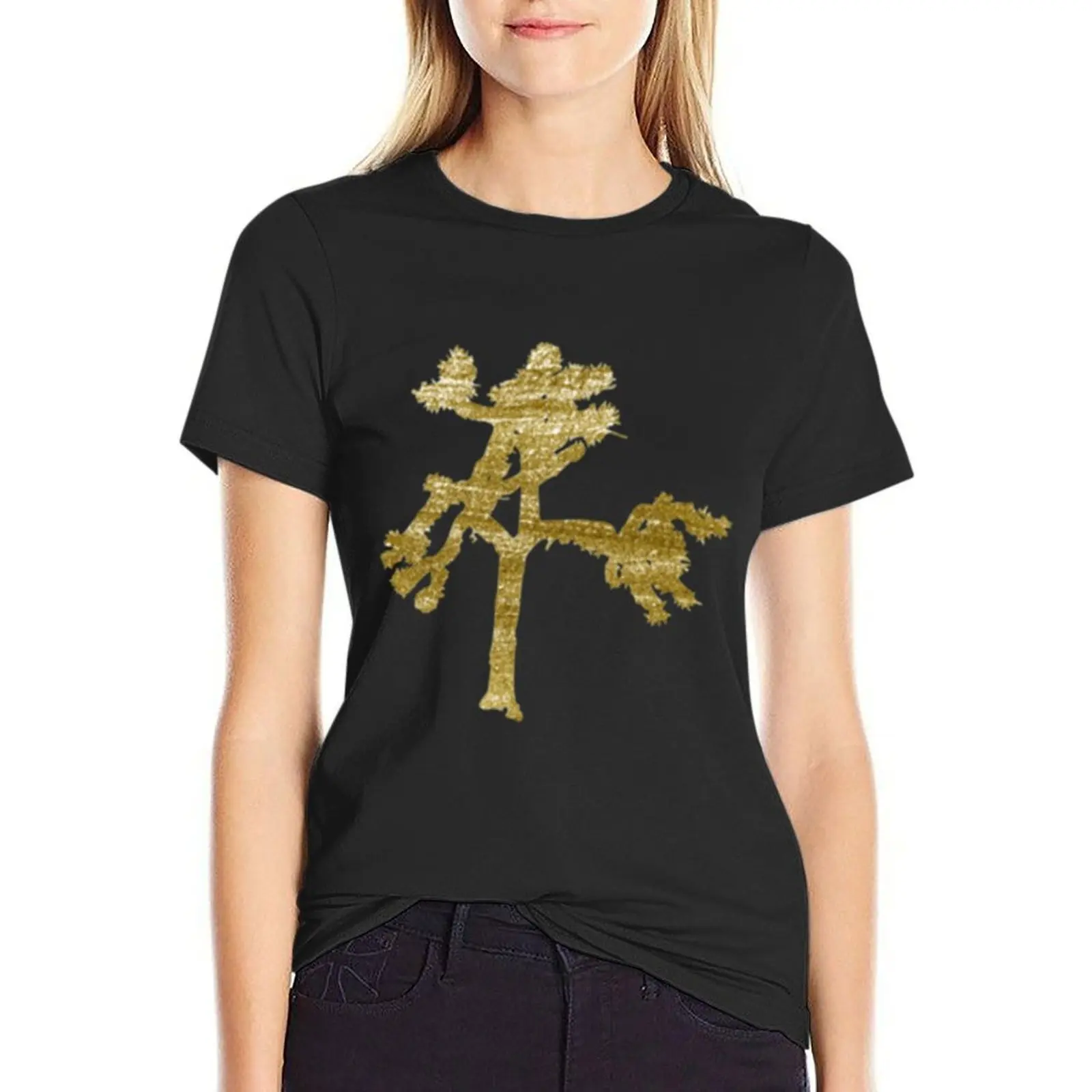 

The Joshua Tree- U2 T-Shirt quick-drying Short sleeve tee anime funnys plain t shirts for Women