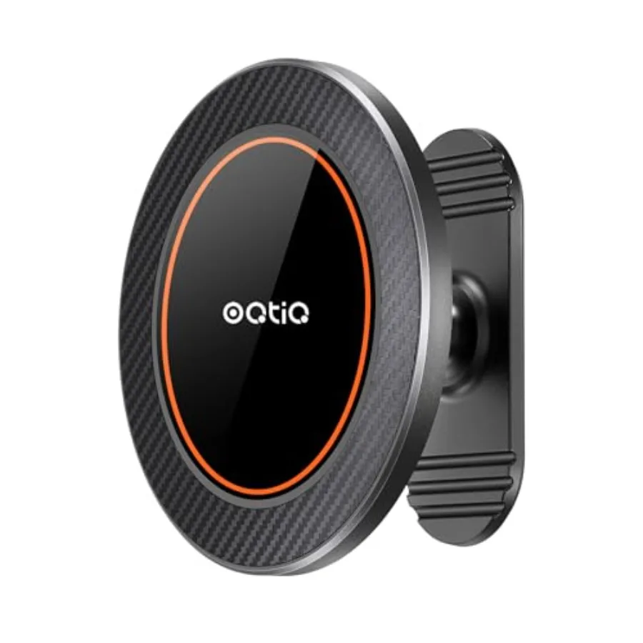 

for MagSafe Car Mount - 17 N54 Magnets, 360° Rotation Magnetic Phone Holder for Dashboard, Compact and Space-Saving, Compatible