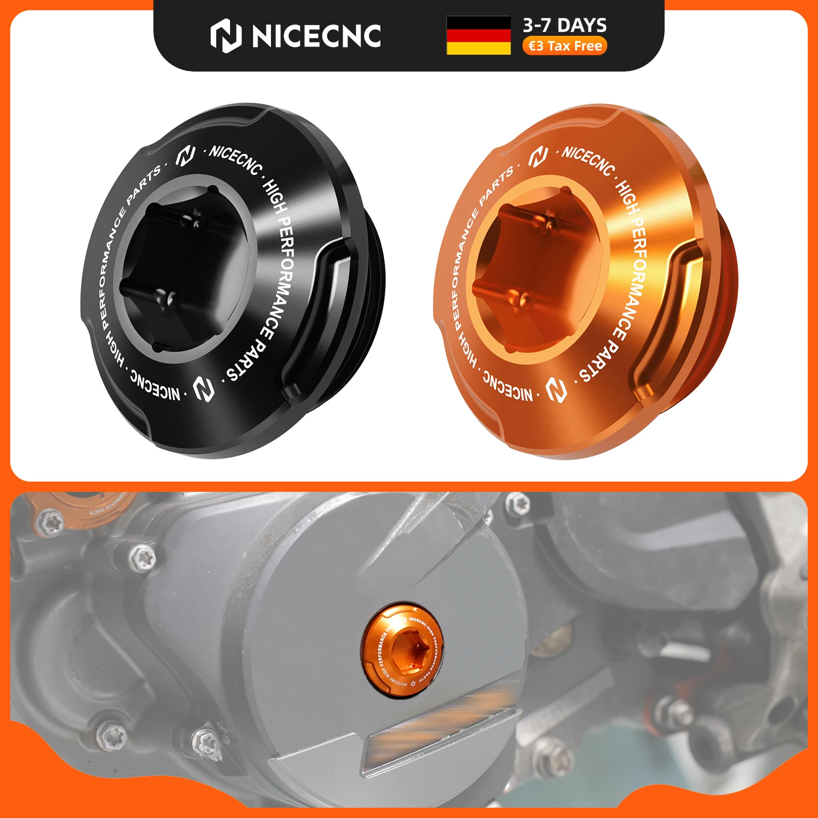 Motorrad-Zündungsdeckel für KTM 690 Enduro/R 690 Duke 690 SMC R 790 890 Adventure/R 790 890 Duke 1290 Super Adventure/R/S/T 1290 Super Duke R/GT RC390 390 Duke 390 Adventure für Husqvarna 701 Enduro
