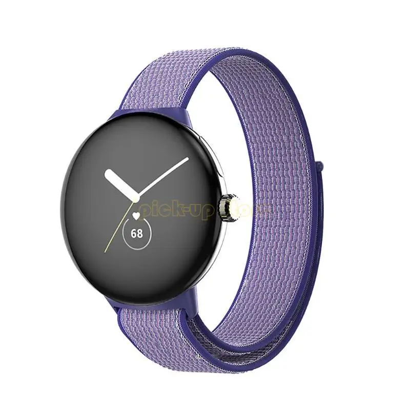 Q5WA Нейлоновая диапазона, совместимая с Pixel SmartWatch Sport Watch Stuct Strist Strast Loop-Braclet Заменить регулируемую с