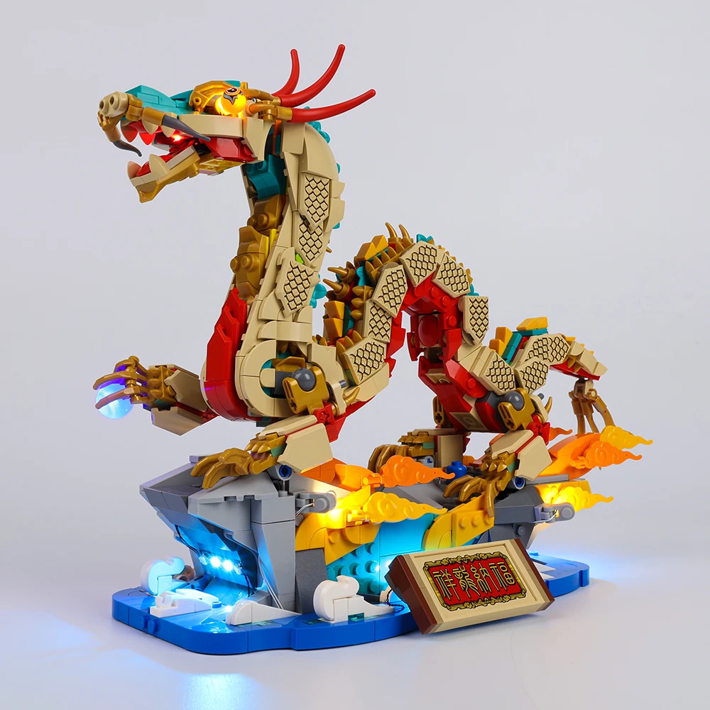 Led Light Kit For 80112 Auspicius Dragon Model Kids DIY Toys Set (Only Lighting Kit No Model)