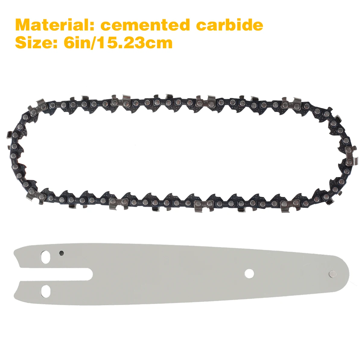 Carbide 6 Inch  Chainsaw Chain Guide Portable Electric Saw Mini Chainsaw Logging Saw Blade Pruning Chain Saw Chain Accessories