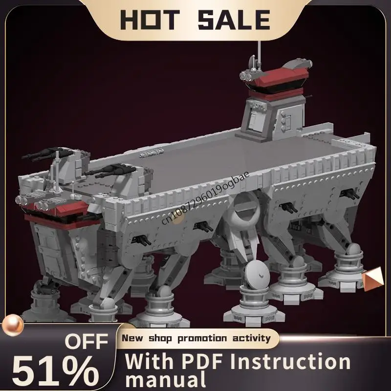

New 3141Pcs Famous Star Battle Movie Moc Terrain Landing Platform Model Custom Puzzle Diy Creative Ideas Kids Toys Birthday Gift