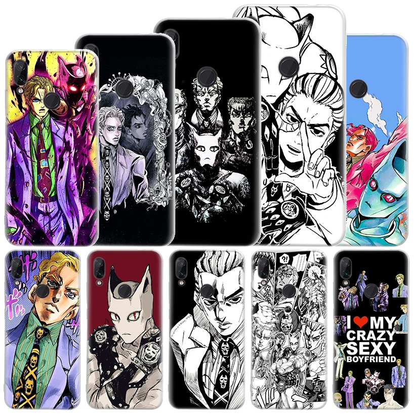 JoJo Kira Yoshikage Killer Queen Мягкий чехол для Xiaomi Redmi 14C 13C 13 12C 12 10C 10 9A 9C 9T 9 Чехол для телефона 8 8A 7 7A 6 6A K70 K