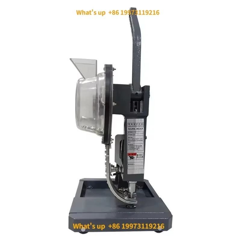 2026 NEW Semi-automatic Paper PV C Card Puncher Slot Hole Single Eyelet Punching Machine