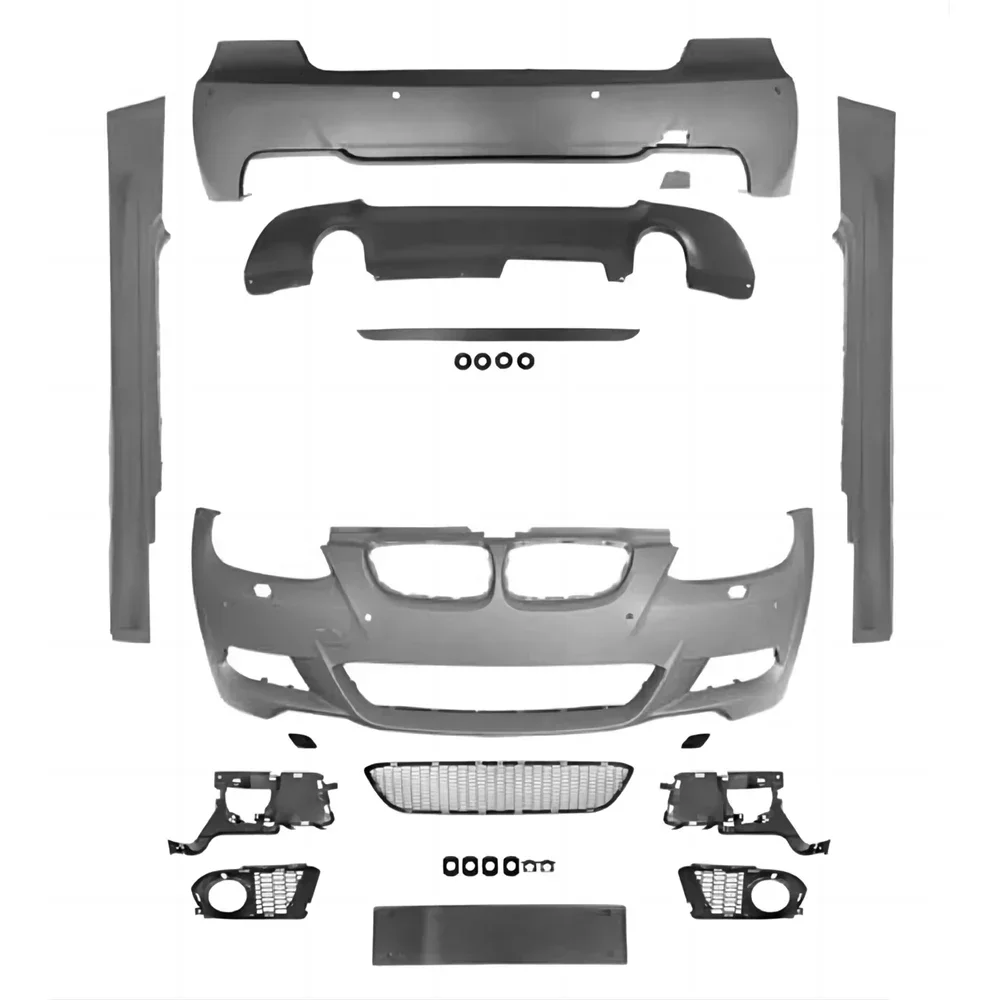 

Полный комплект кузова из полипропилена для BMW E92 3 серии 05-13 316i 318i 320i 323i 325i 328i 330i 335i M-Tech Style Передний задний бампер Боковые юбки