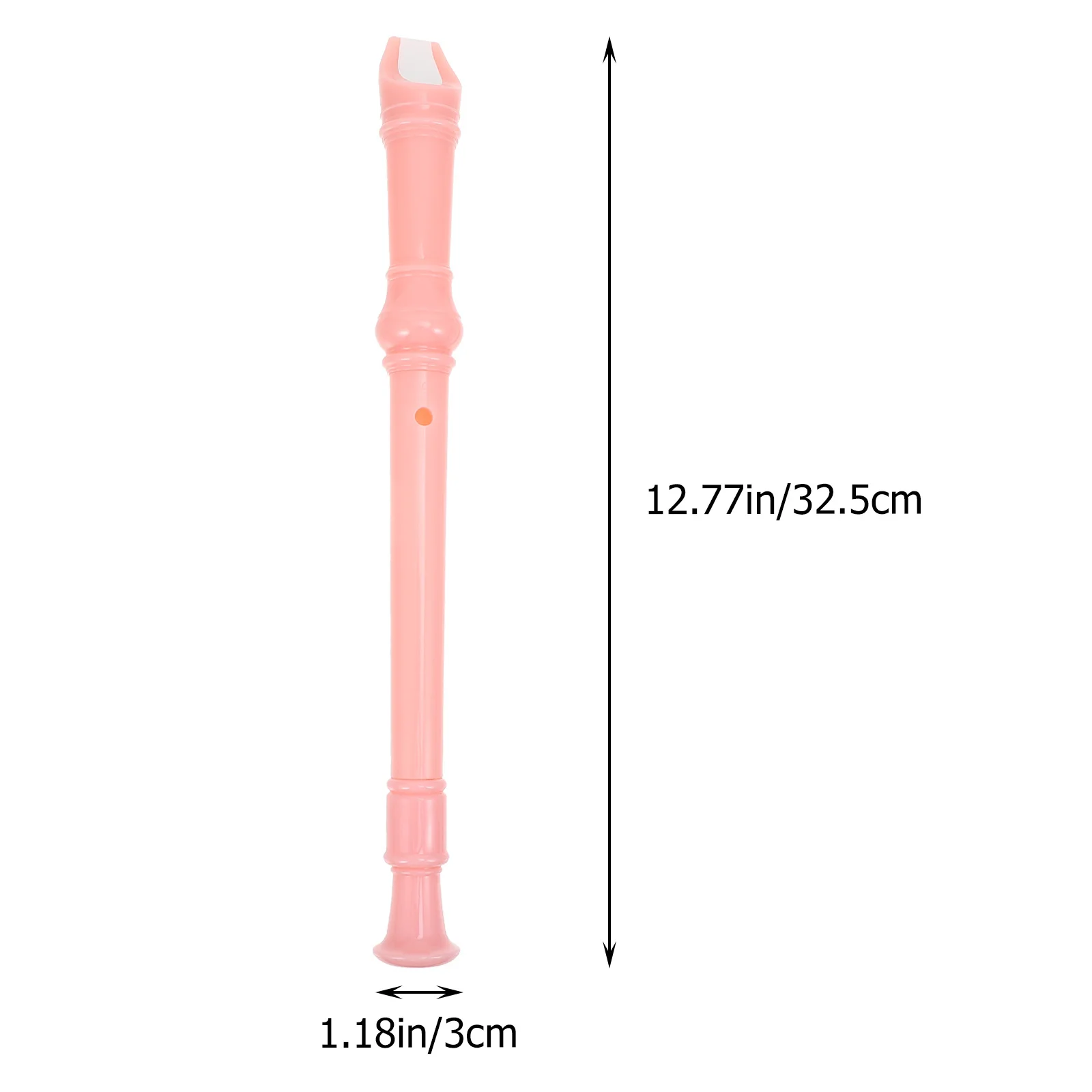 1 zestaw Flet Traversowy Soprano 8 Dziurkowy Klarinet Różowy Wytrzymały Instrument Muzyczny Edukacyjny Do Nauki Muzyki